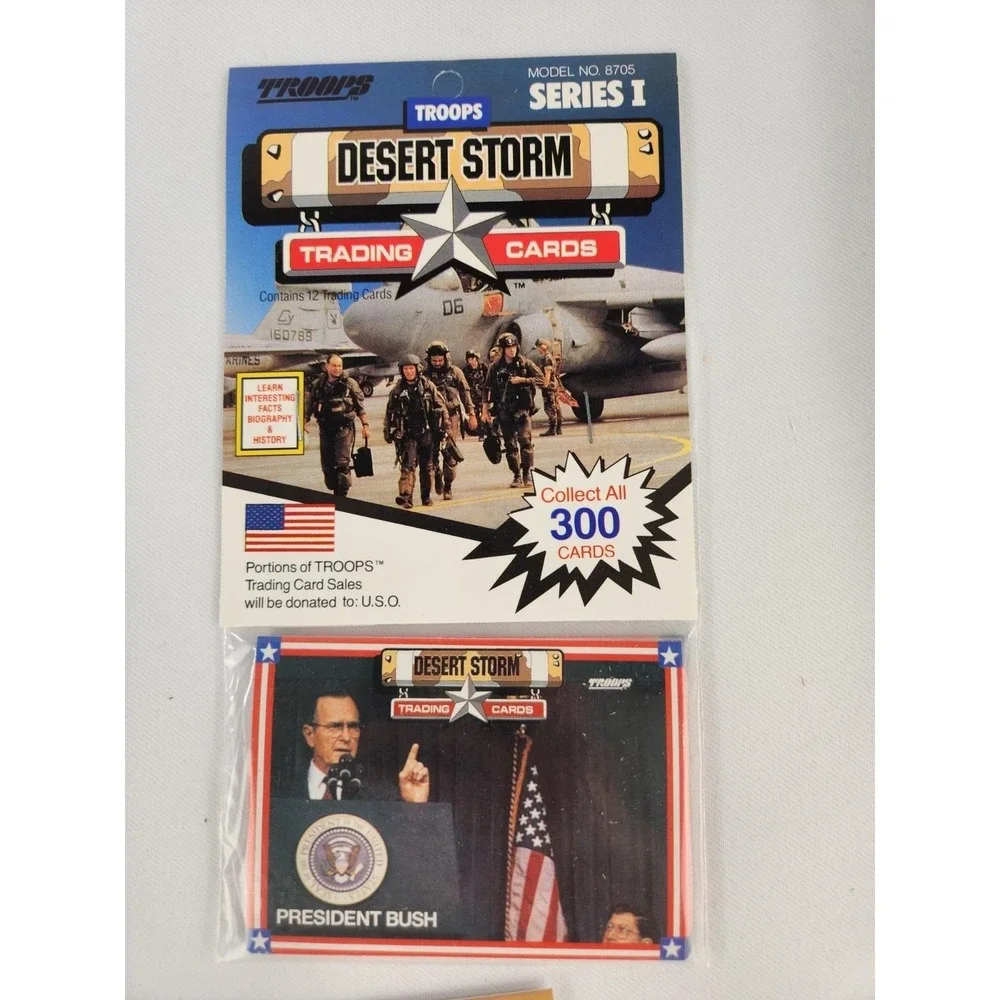 New VTG 1991 Spectra Star Troops Desert Storm Series I Cards Military War 5 Pack